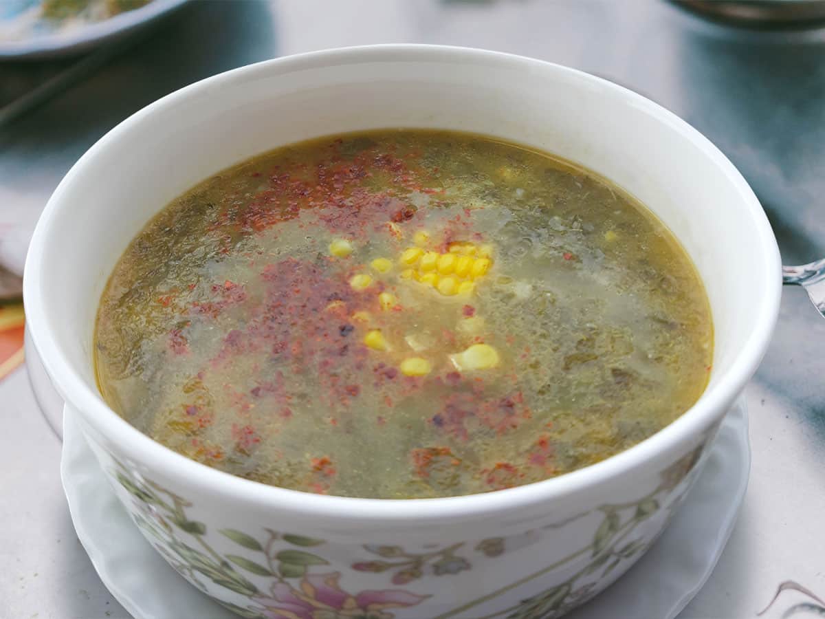 Pirinçli Kara Lahana Çorbası tarifi