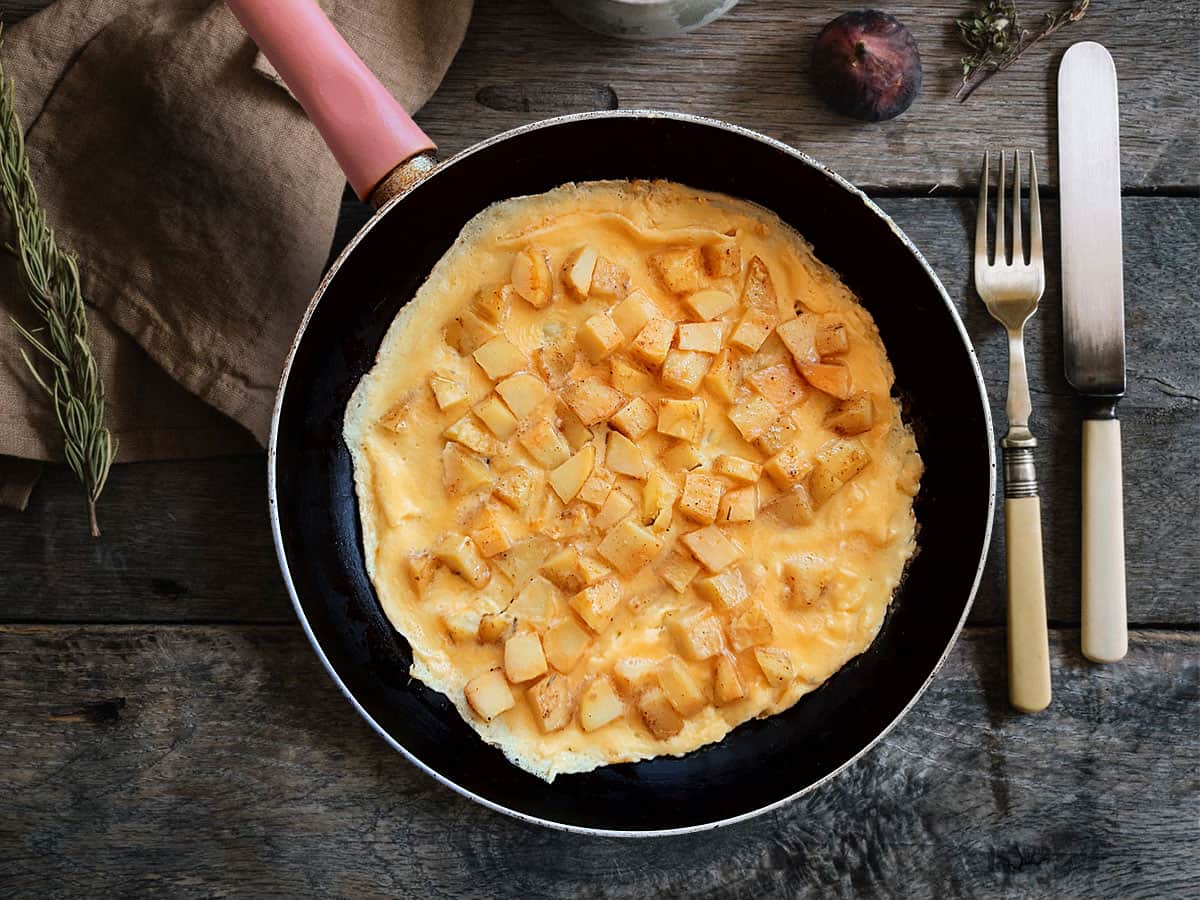 Baharatlı Patates Omleti tarifi