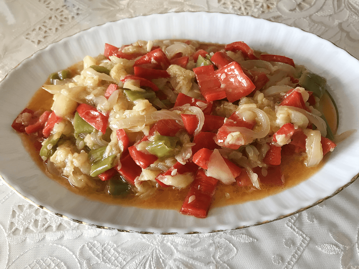 Bol Biberli Zeytinyağlı Kabak tarifi