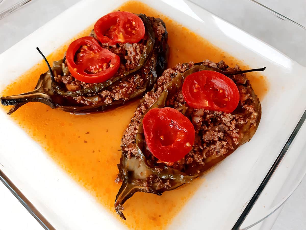 Bostan Patlıcanlı Fırın Karnıyarık tarifi