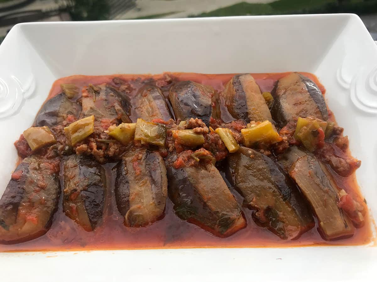 Kıymalı Bebek Patlıcan Yemeği tarifi