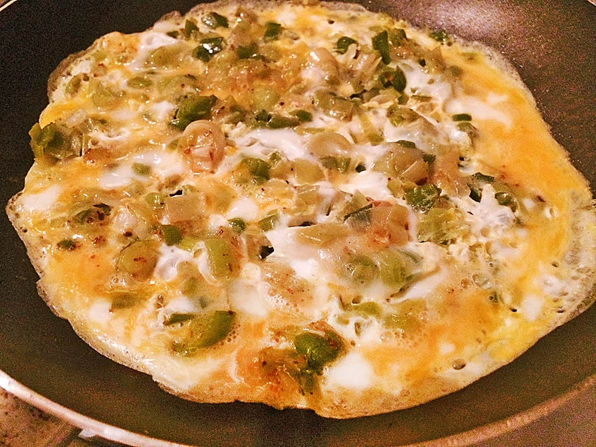 Pırasalı Omlet tarifi