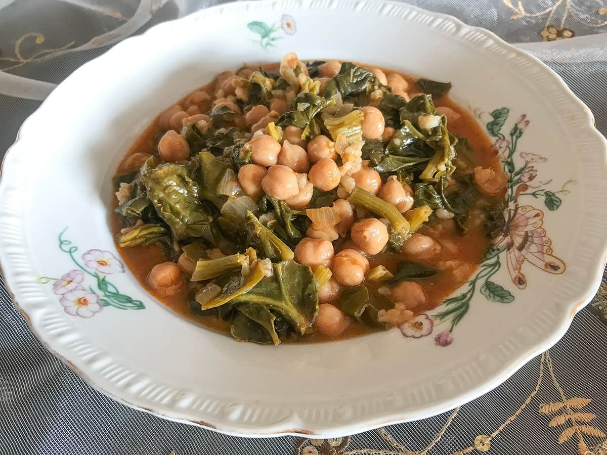 Nohutlu Ispanak Yemeği tarifi