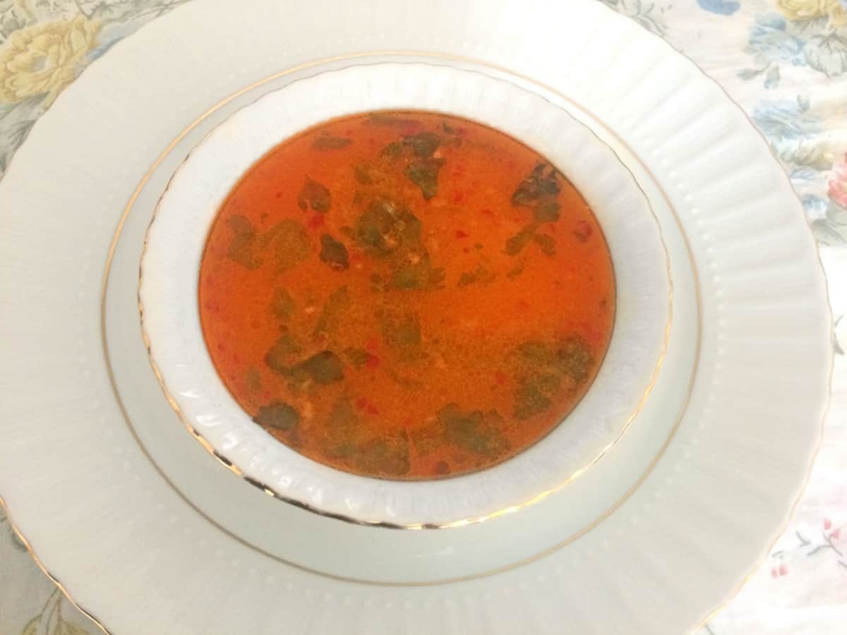 Domatesli Pirinç Çorbası tarifi