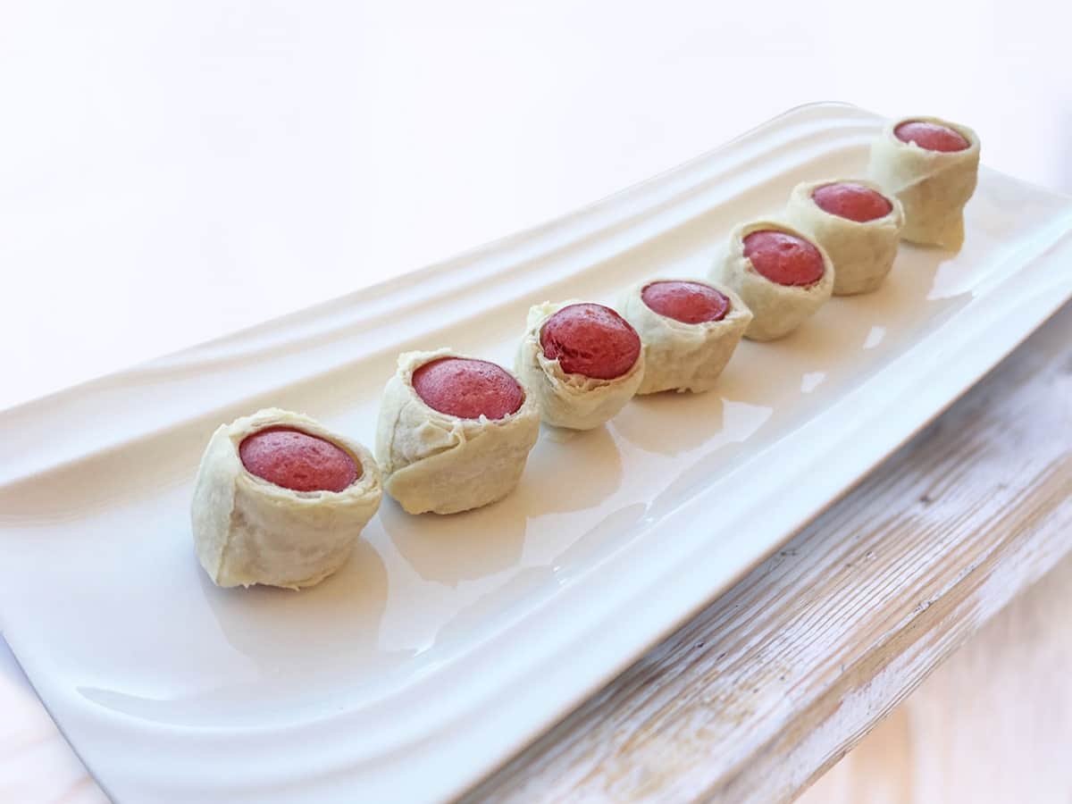 Fırında Yufkalı Sosis tarifi