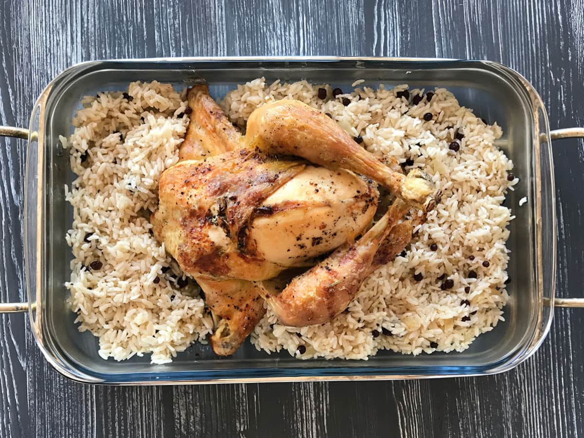 İç Pilavlı Fırın Tavuk tarifi