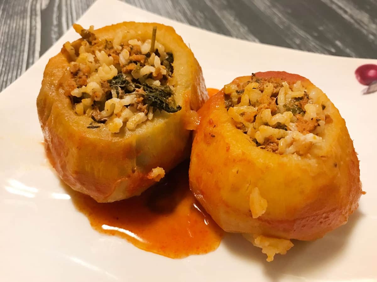 Kıymalı Kereviz Dolması tarifi