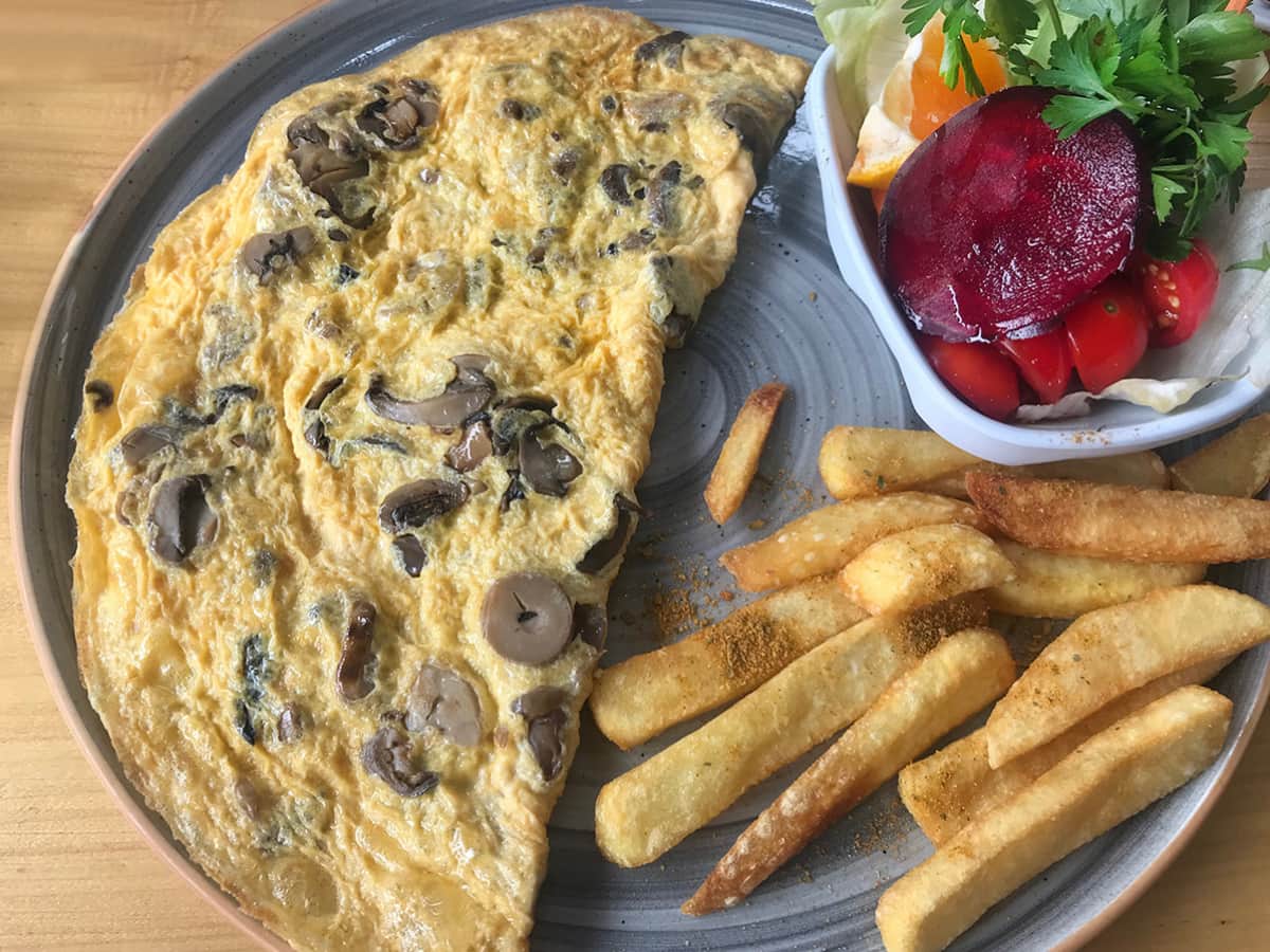 Mantarlı Omlet tarifi