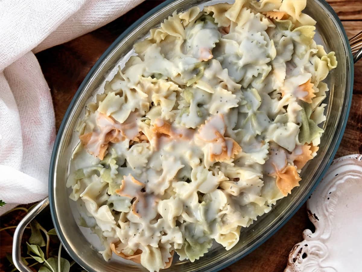 Peynir Soslu Makarna tarifi