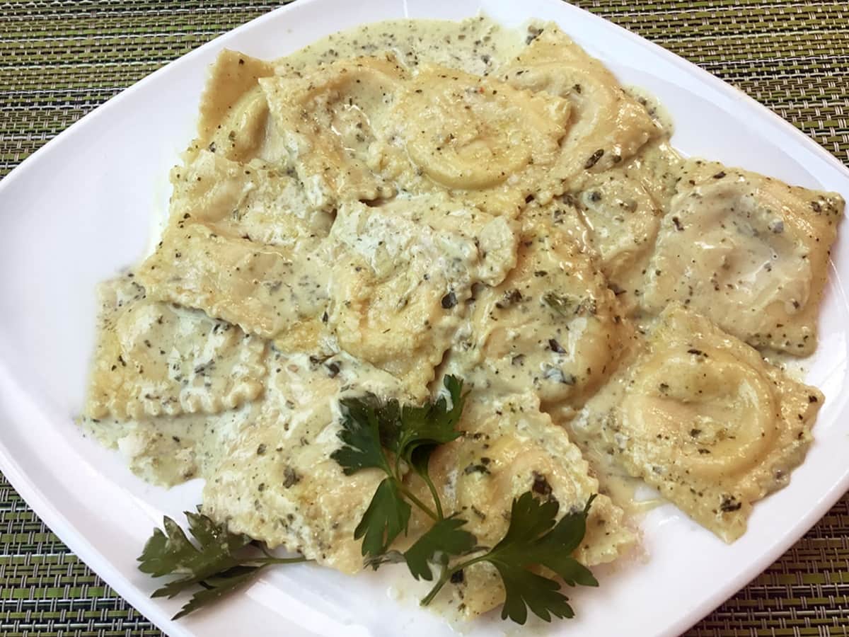 Ricotta Peynirli Ravioli tarifi