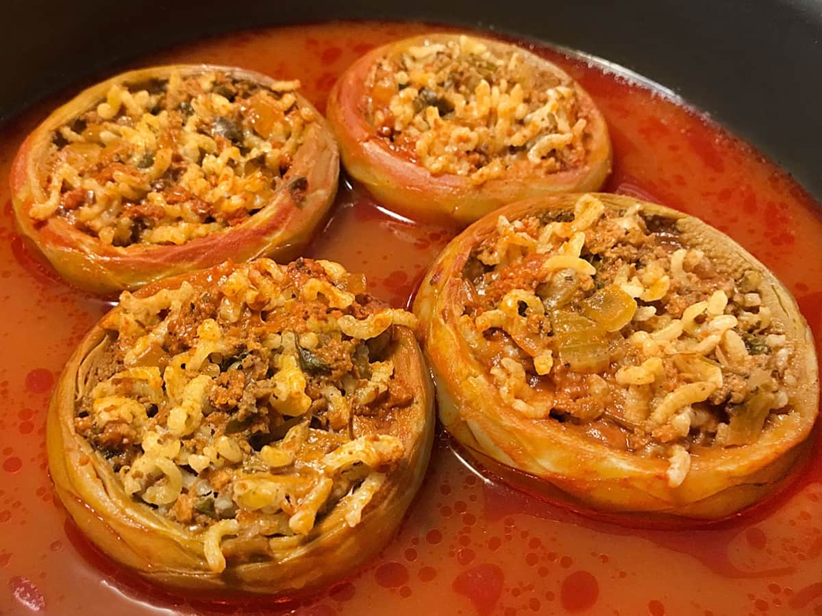 Pirinçli Enginar Dolması tarifi