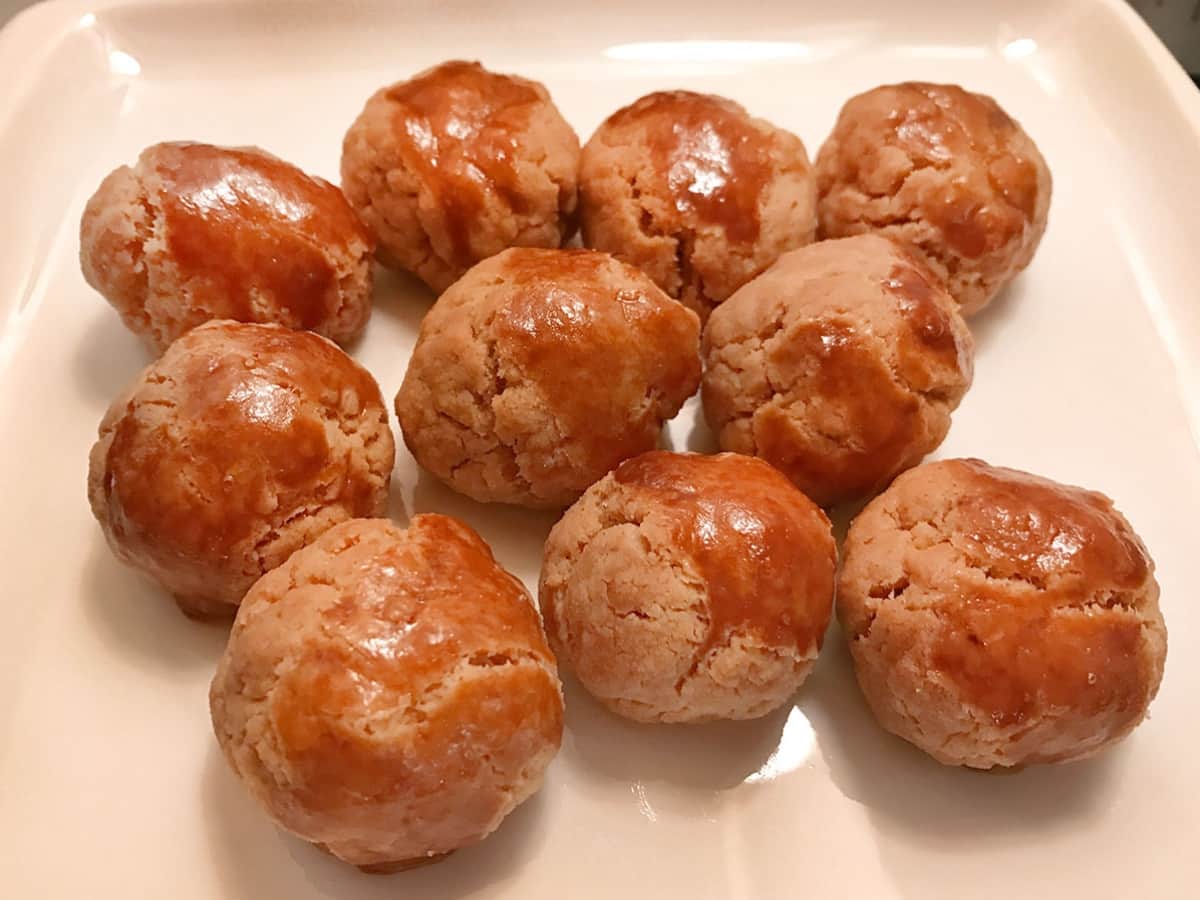 Tuzlu Top Kurabiye tarifi