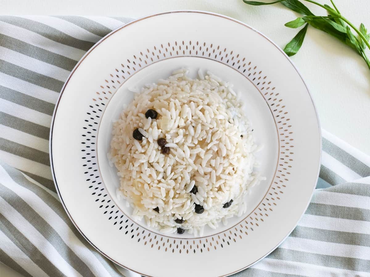 Üzümlü Pilav tarifi