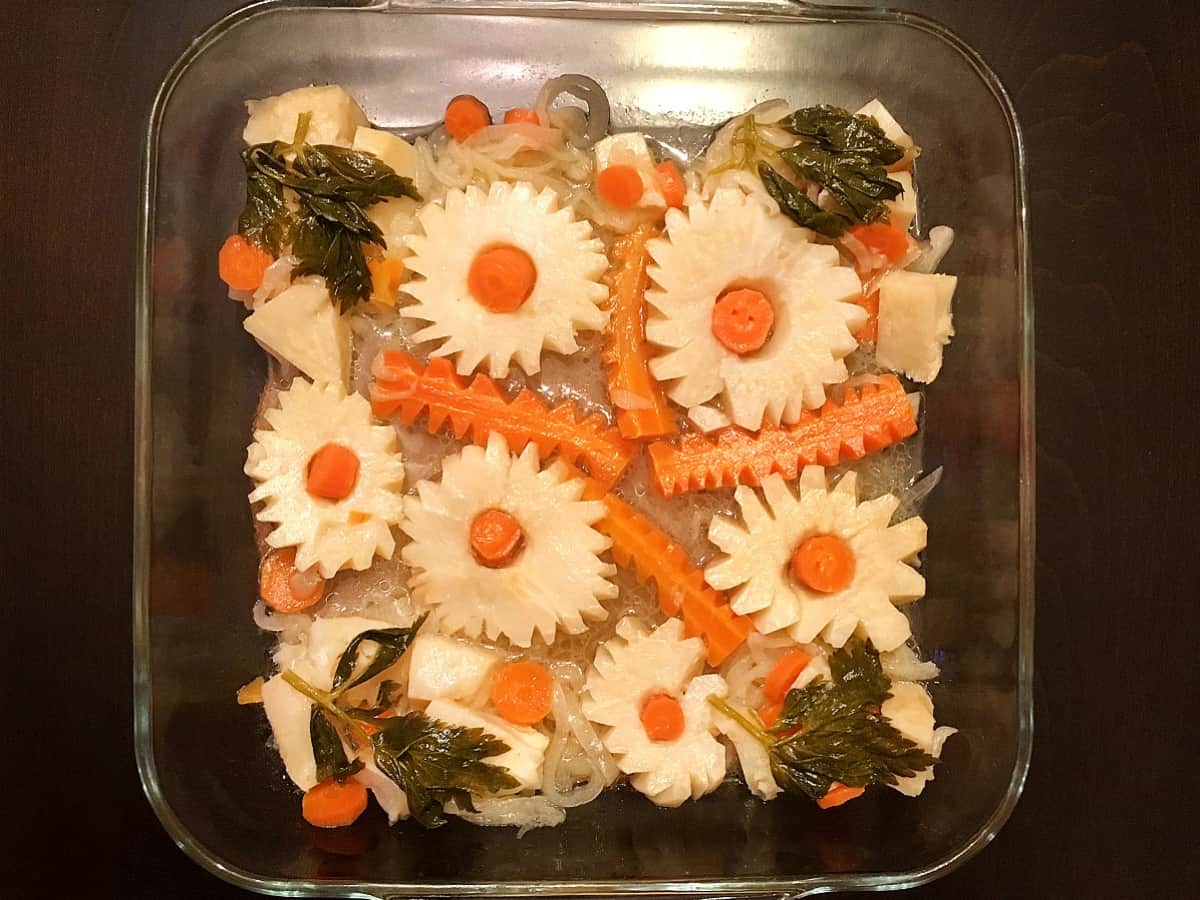 Zeytinyağlı Çiçek Kereviz tarifi