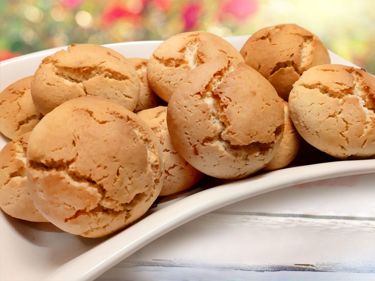 Portakal Kokulu Çatlak Kurabiye tarifi görseli