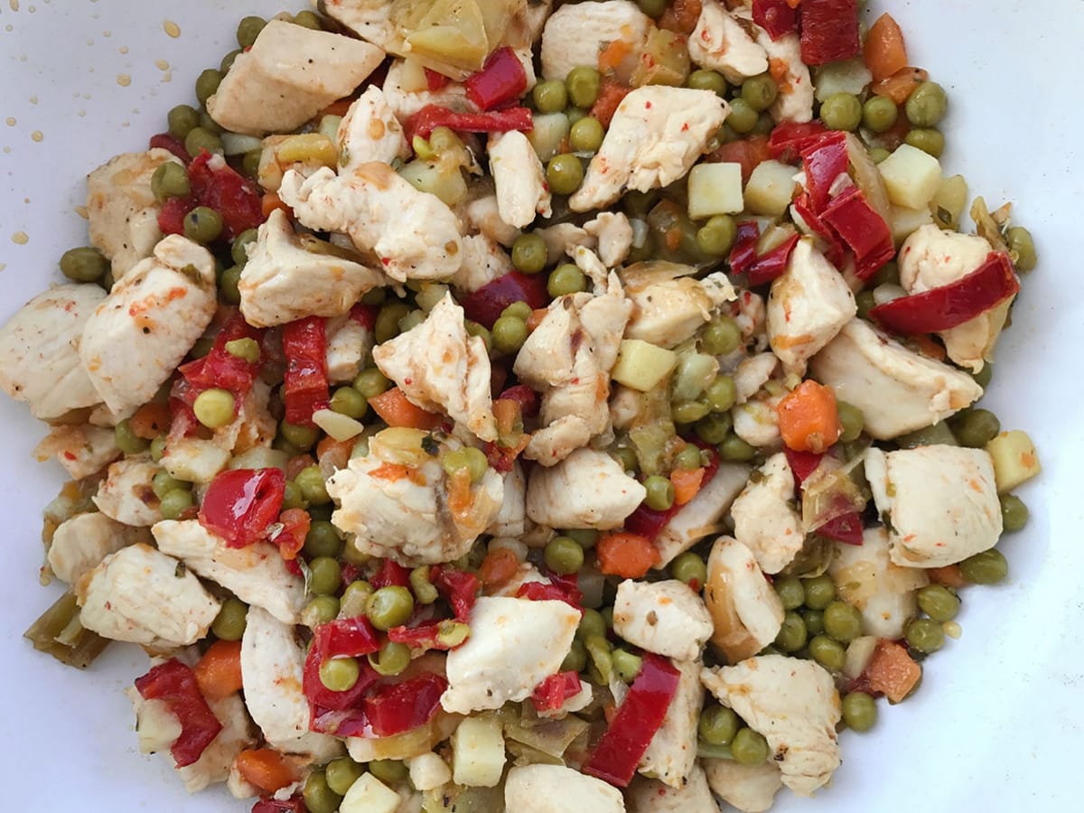 Garnitürlü Tavuk tarifi görseli