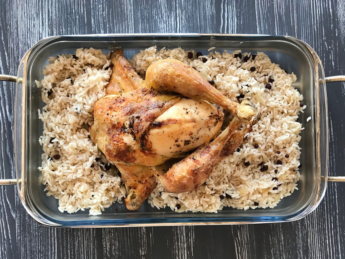 İç Pilavlı Fırın Tavuk tarifi görseli