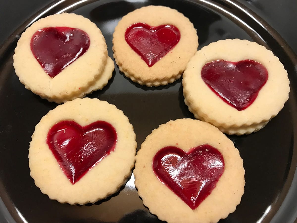 Marmelatlı Kalp Kurabiye tarifi görseli