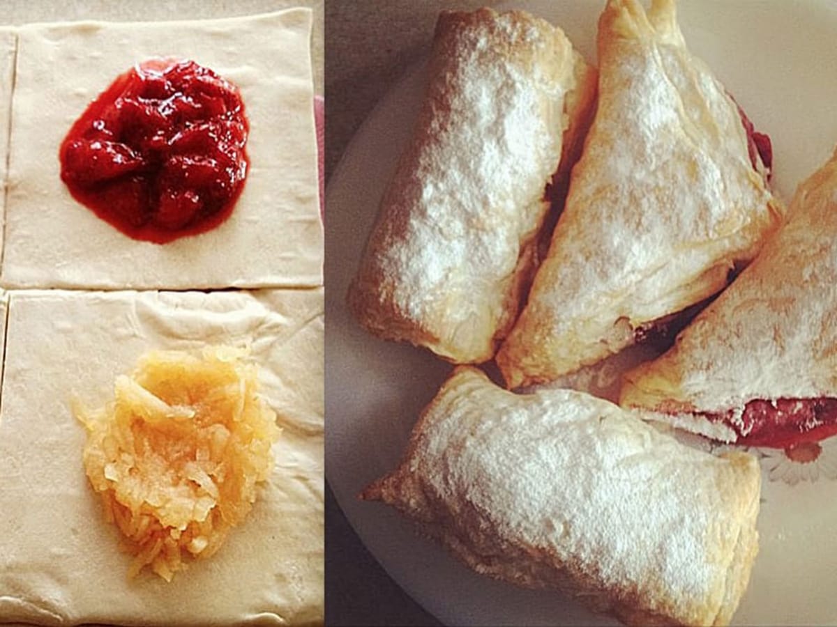 Vişneli Elmalı Milföy tarifi görseli