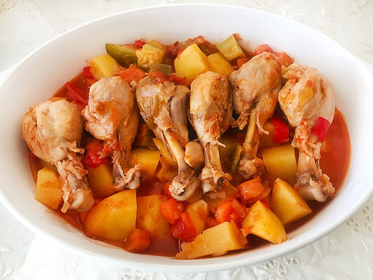 Sebzeli Tavuk tarifi görseli