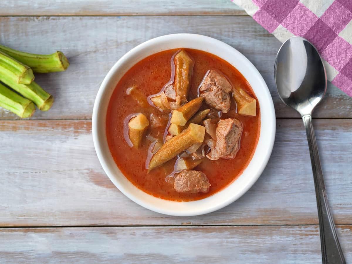 Bamya Çorbası tarifi