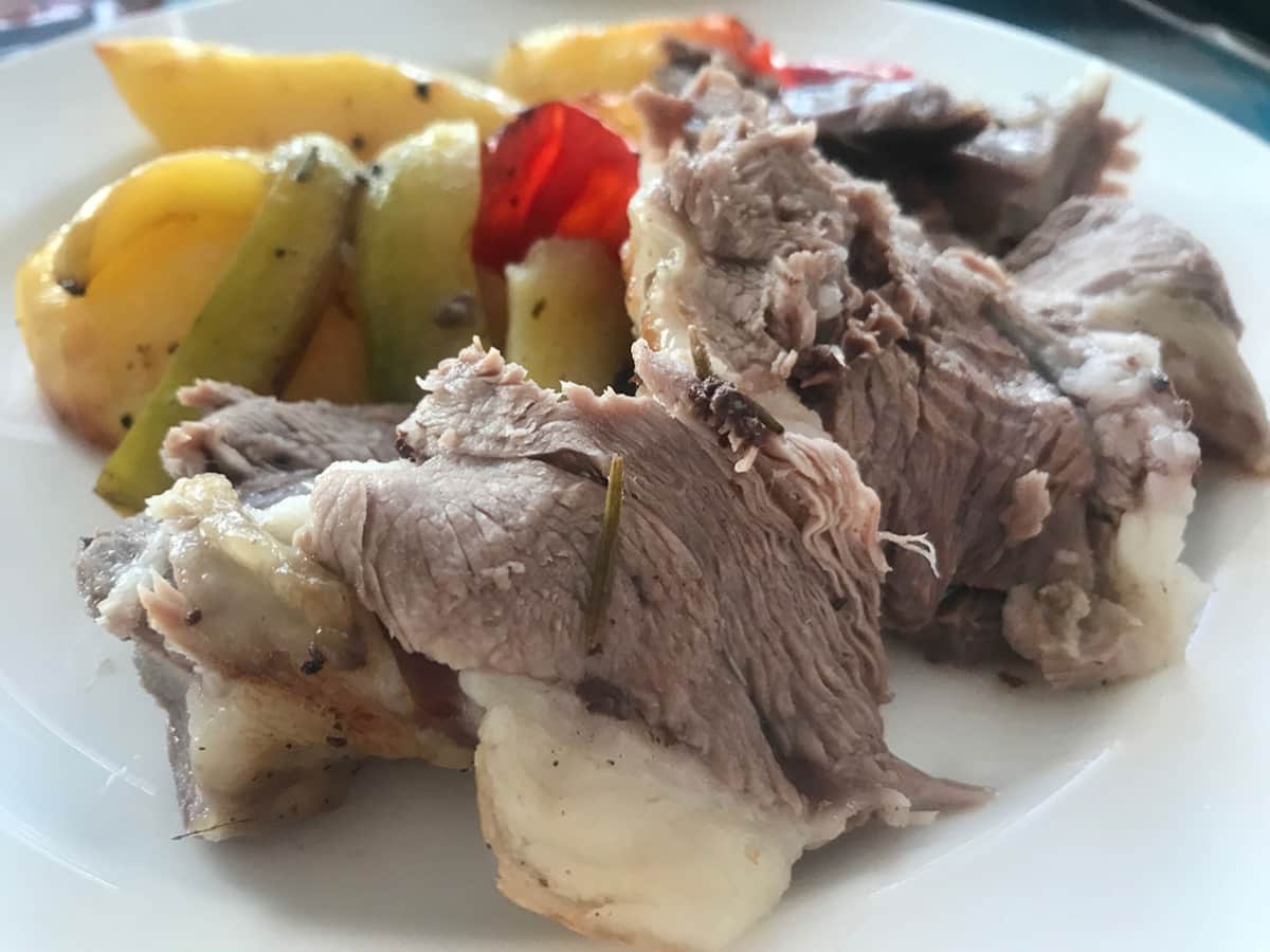 Fırında Kabaklı Kuzu Kol Kebabı tarifi