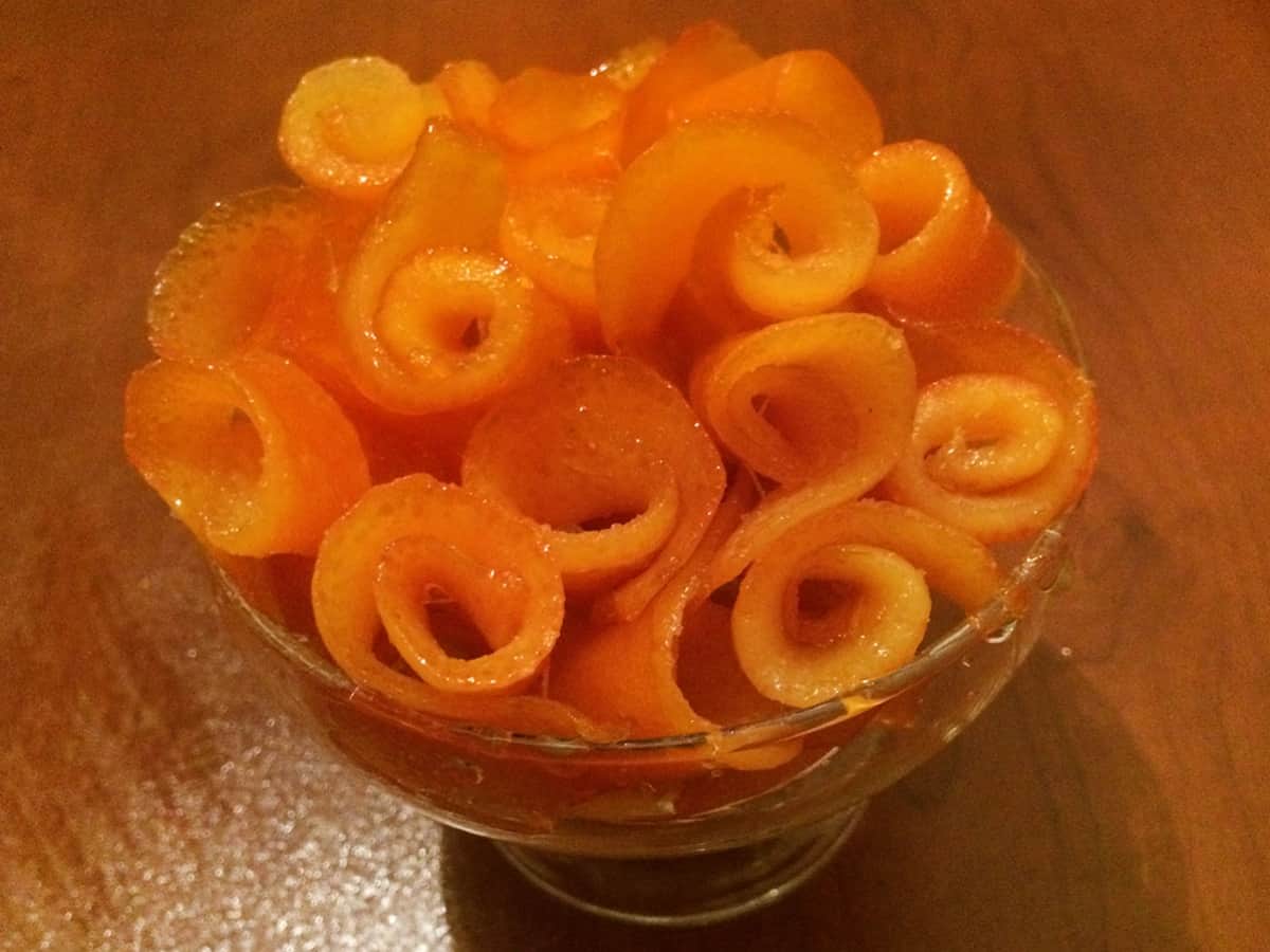 Portakal Kabuğu Reçeli tarifi