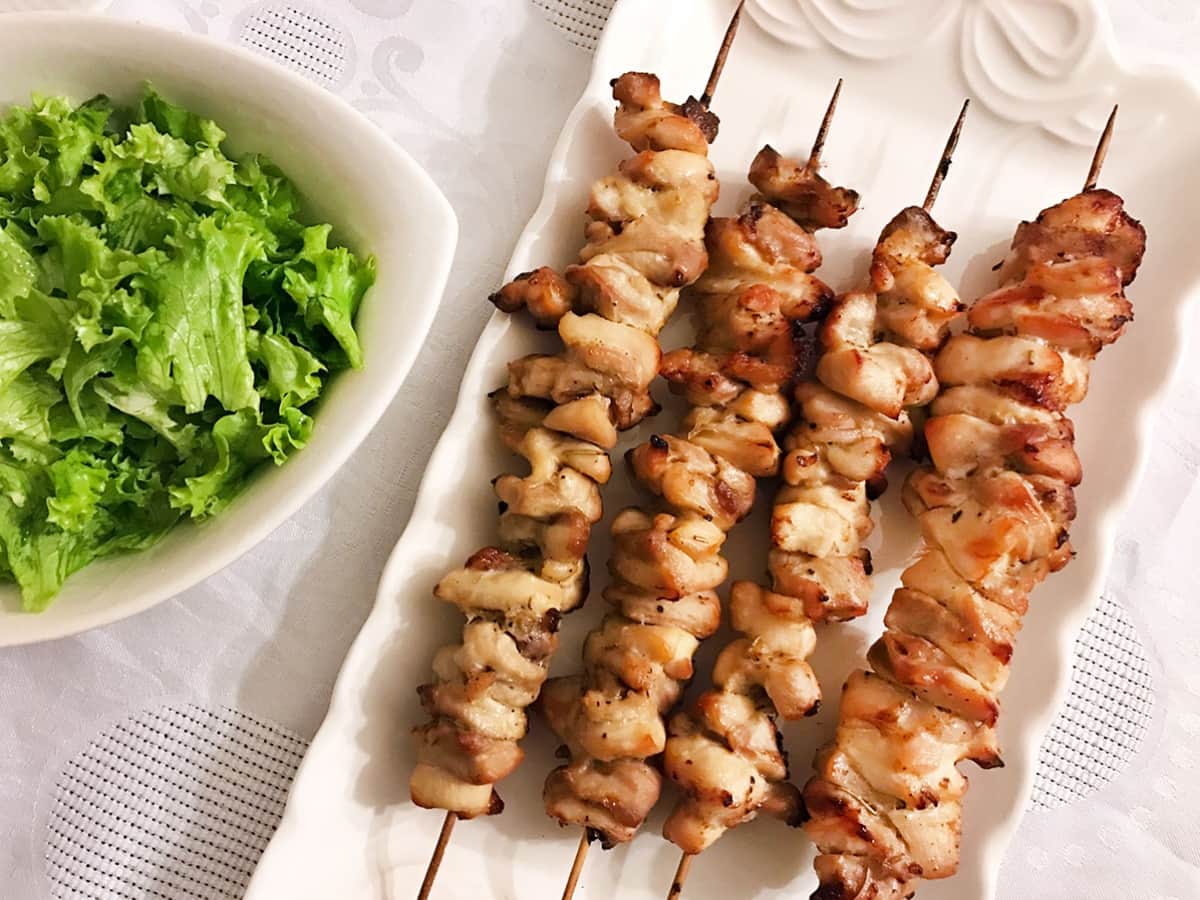 Portakal Soslu Tavuk Şiş tarifi