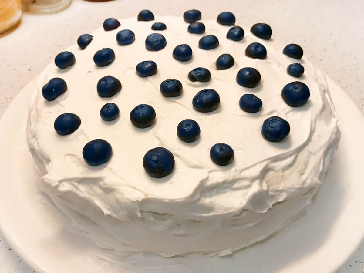 Yaban Mersinli Pasta tarifi