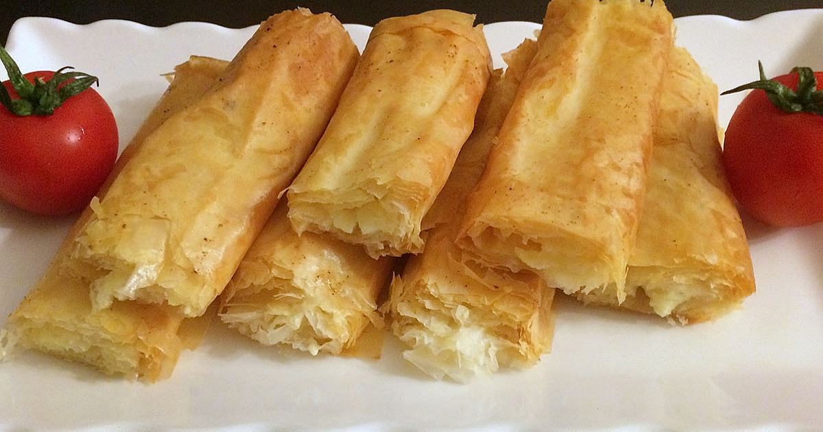 Baklavalık Yufkadan Peynirli Börek Tarifi Tarifi Kolay