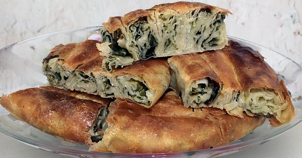 Ispanaklı Peynirli Açma Kol Böreği Tarifi Tarifi Kolay